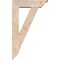 Ekena Millwork Traditional Traditional Smooth Bracket w/ Offset Brace, Douglas Fir, 5 1/2"W x 18"D x 30"H BKT0604X18X30TRA01SDF - alternate 4